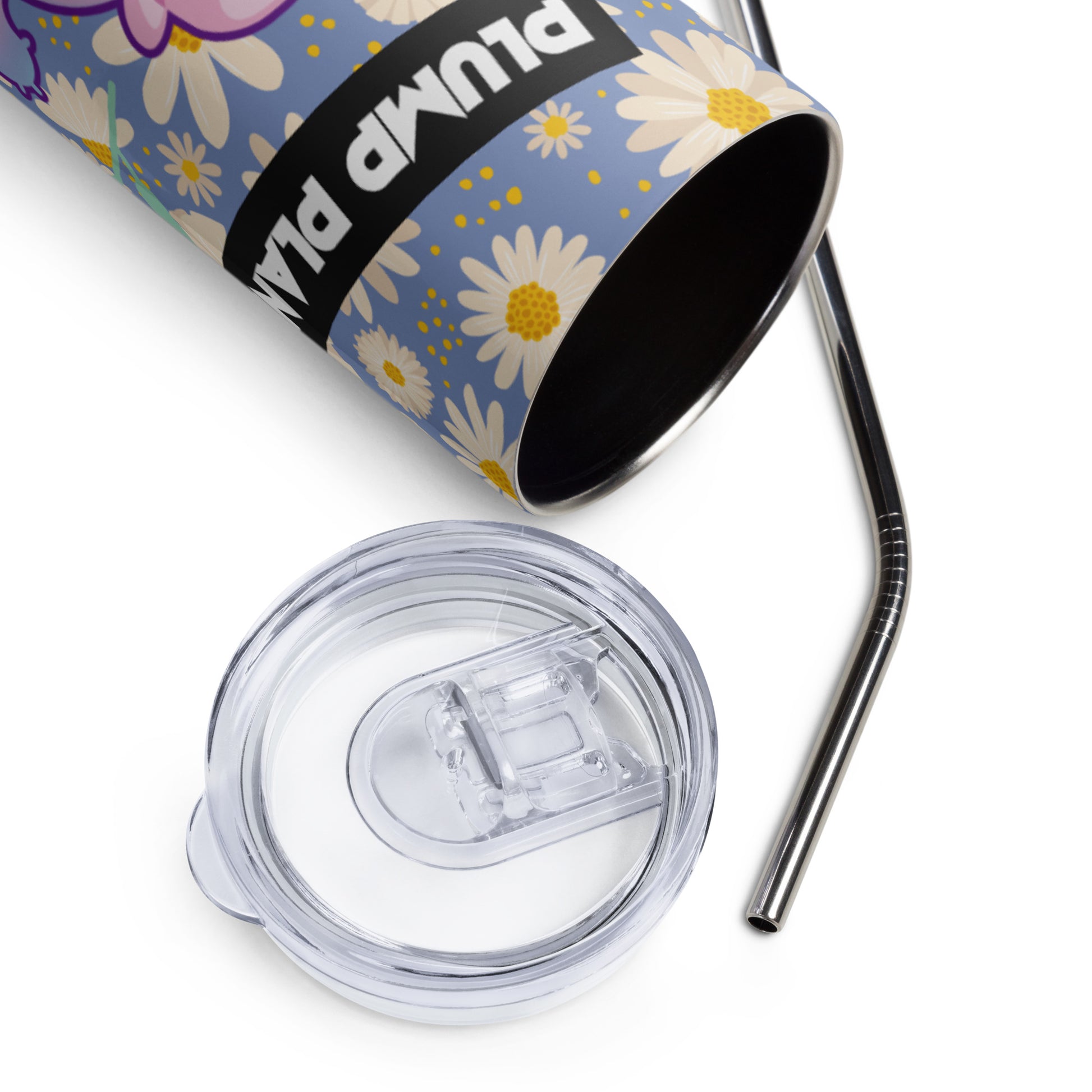 Stainless steel tumbler 金屬吸管不銹鋼杯 | Secret Flower Colorful Cactus