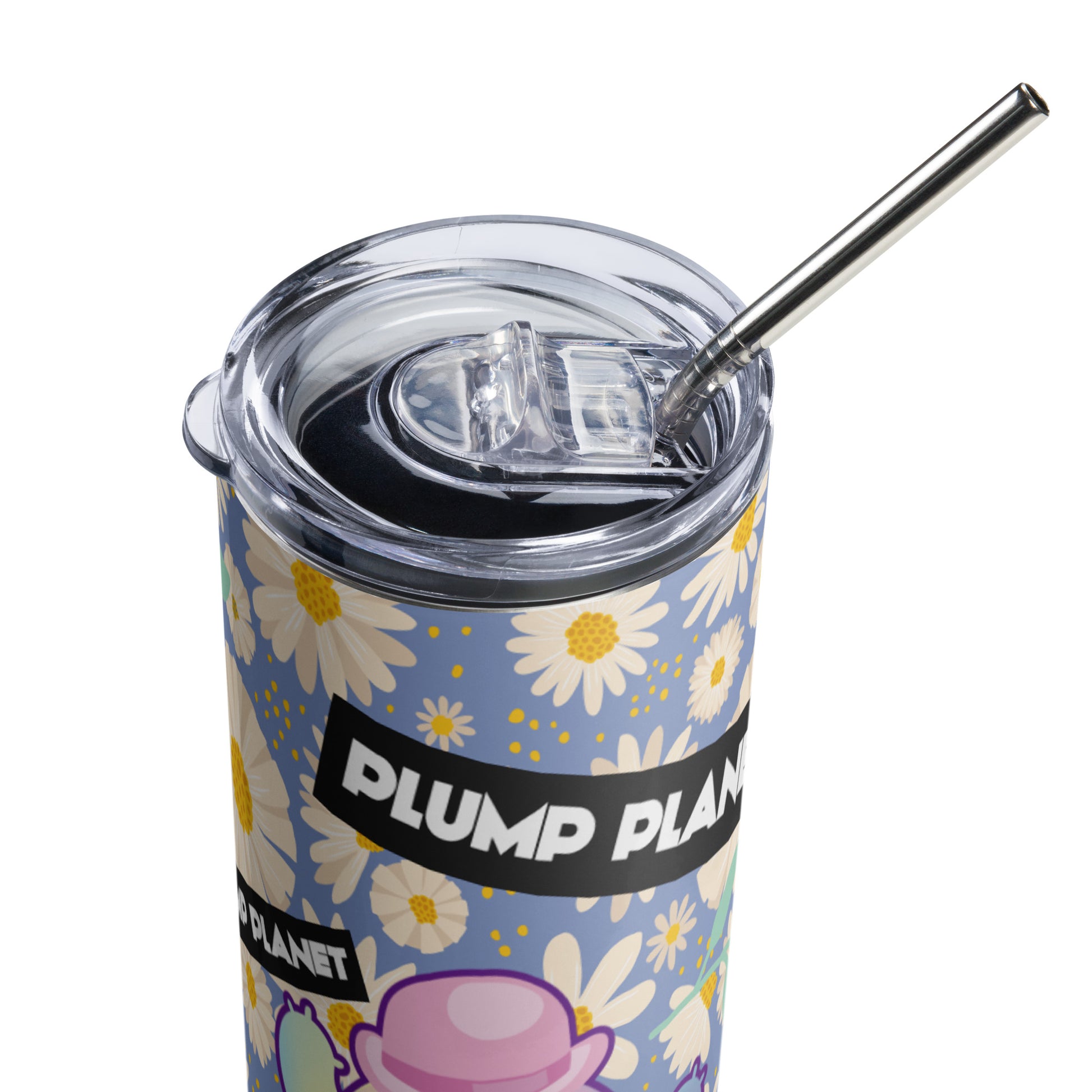 Stainless steel tumbler 金屬吸管不銹鋼杯 | Secret Flower Colorful Cactus