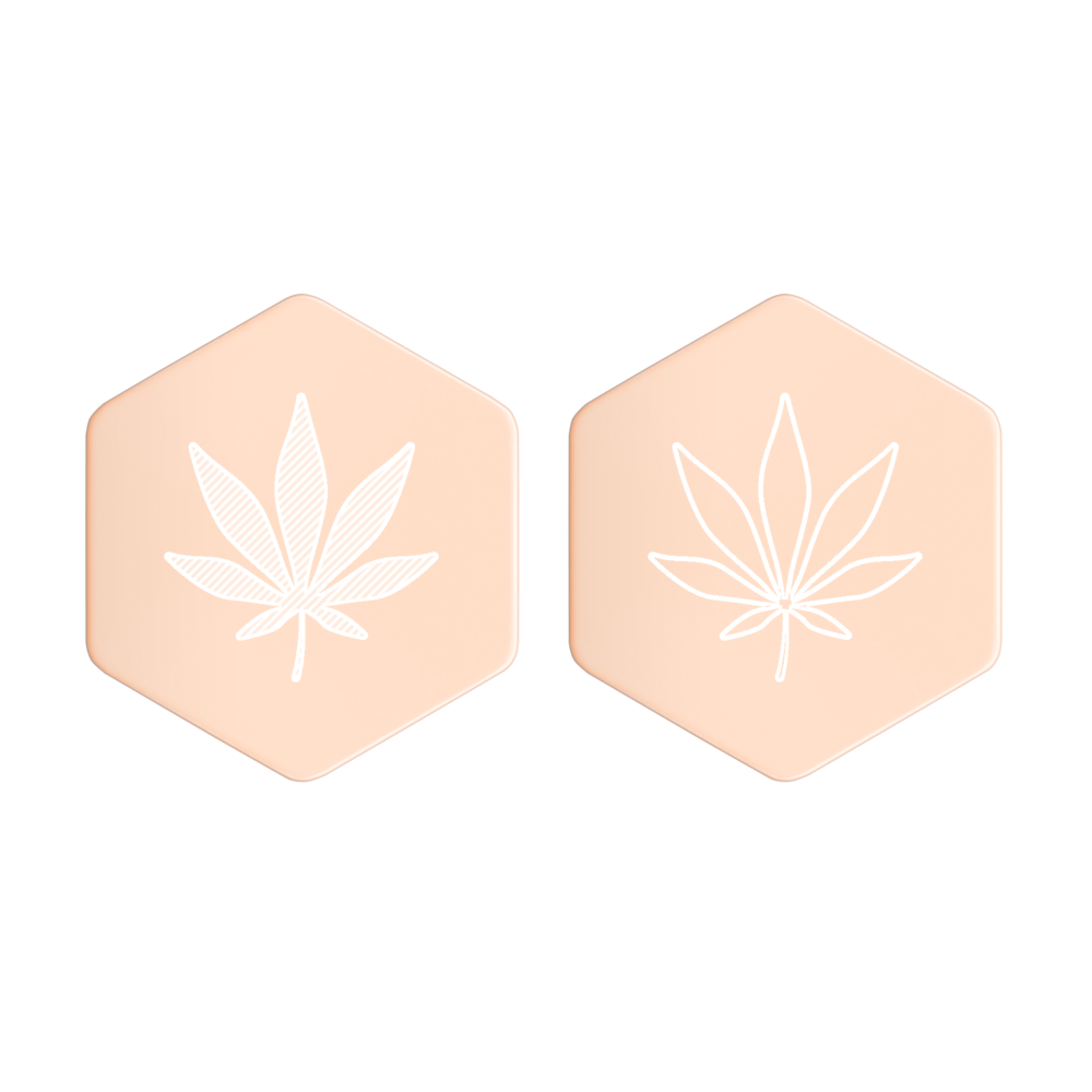 【Free Shipping】Plant Sterling Silver Hexagon Stud Earrings 純銀六邊形蜂巢耳釘耳環