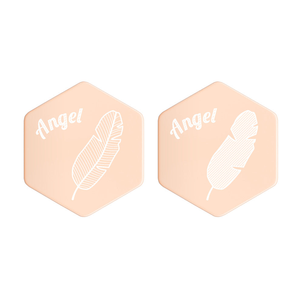 【Free Shipping】Angel Sterling Silver Hexagon Stud Earrings 純銀六邊形蜂巢耳釘耳環