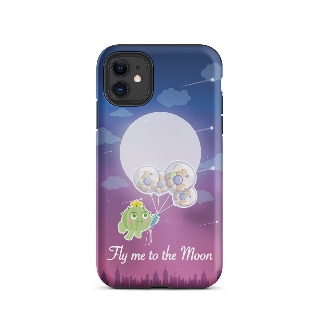 【iPhone】Fly Me To The Moon｜防摔雙層特強硬殼 Tough iPhone case