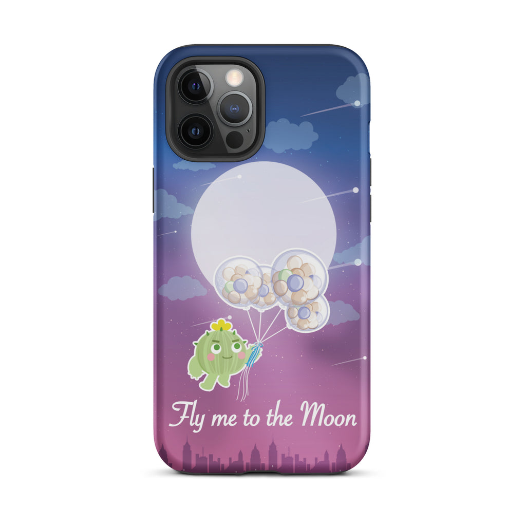 【iPhone】Fly Me To The Moon｜防摔雙層特強硬殼 Tough iPhone case