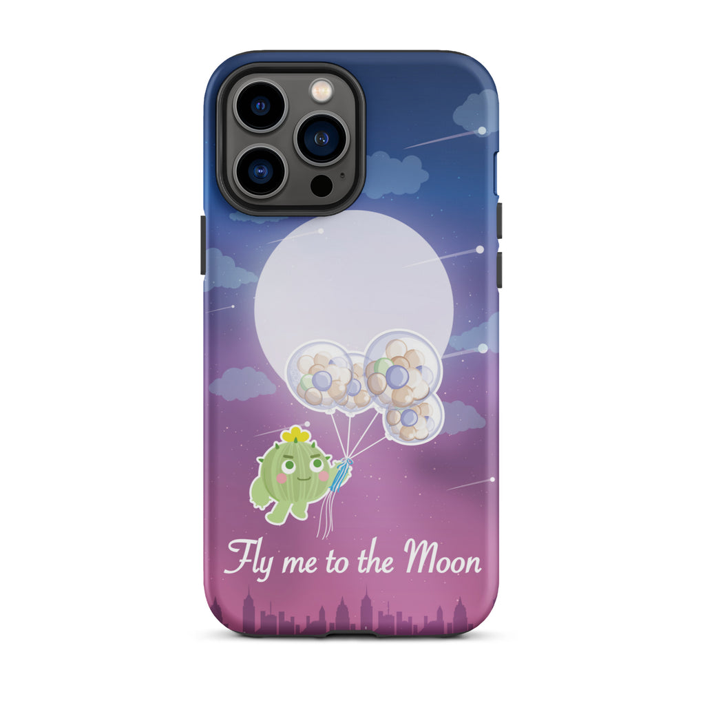 【iPhone】Fly Me To The Moon｜防摔雙層特強硬殼 Tough iPhone case