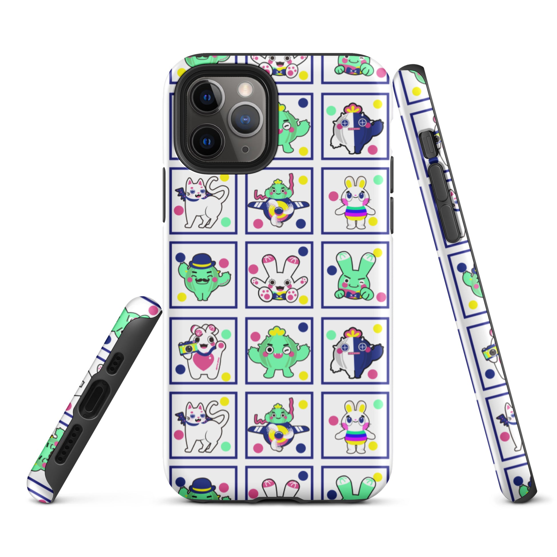 【iPhone】Red Green Blue Family|防摔雙層特強硬殼 Tough iPhone case