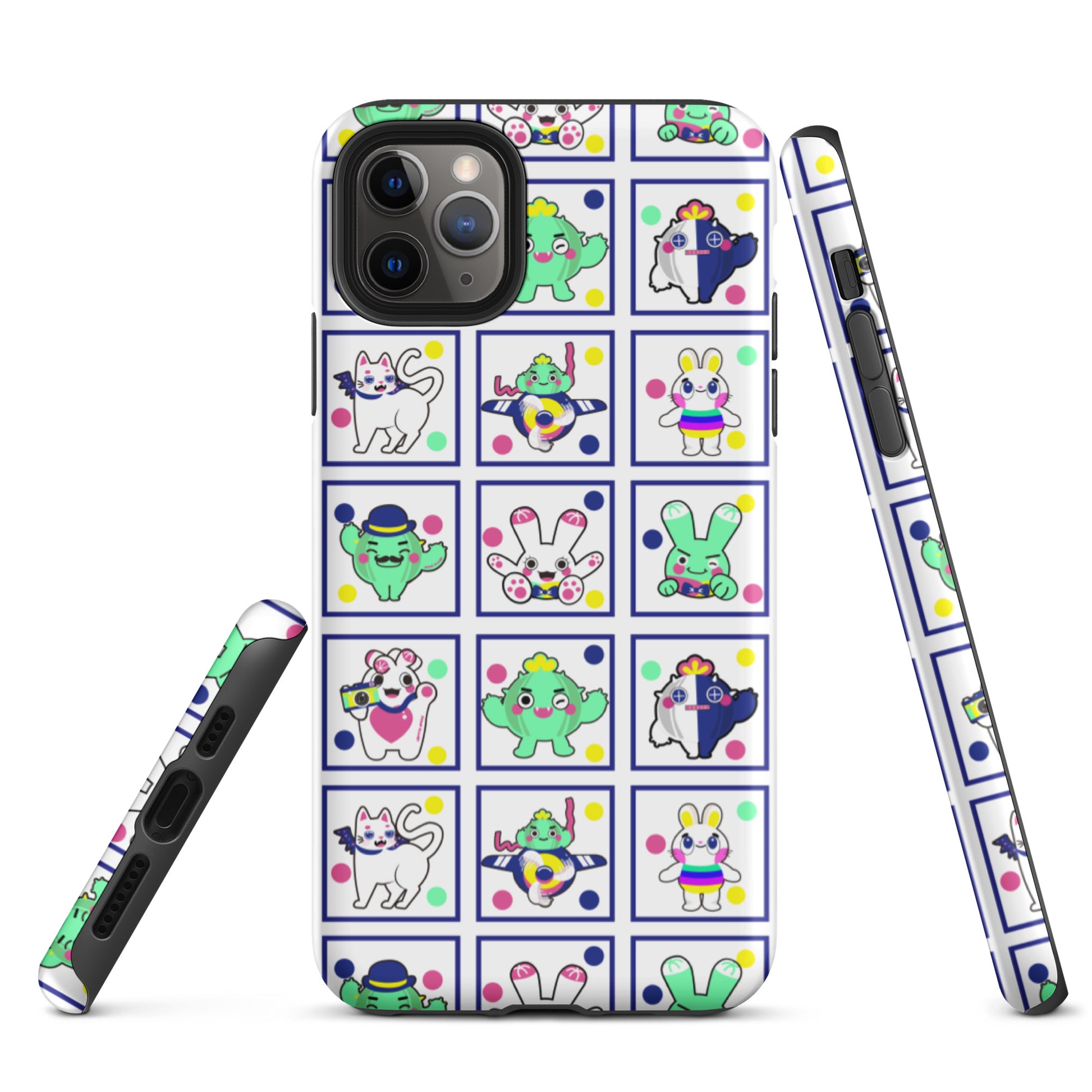 【iPhone】Red Green Blue Family|防摔雙層特強硬殼 Tough iPhone case