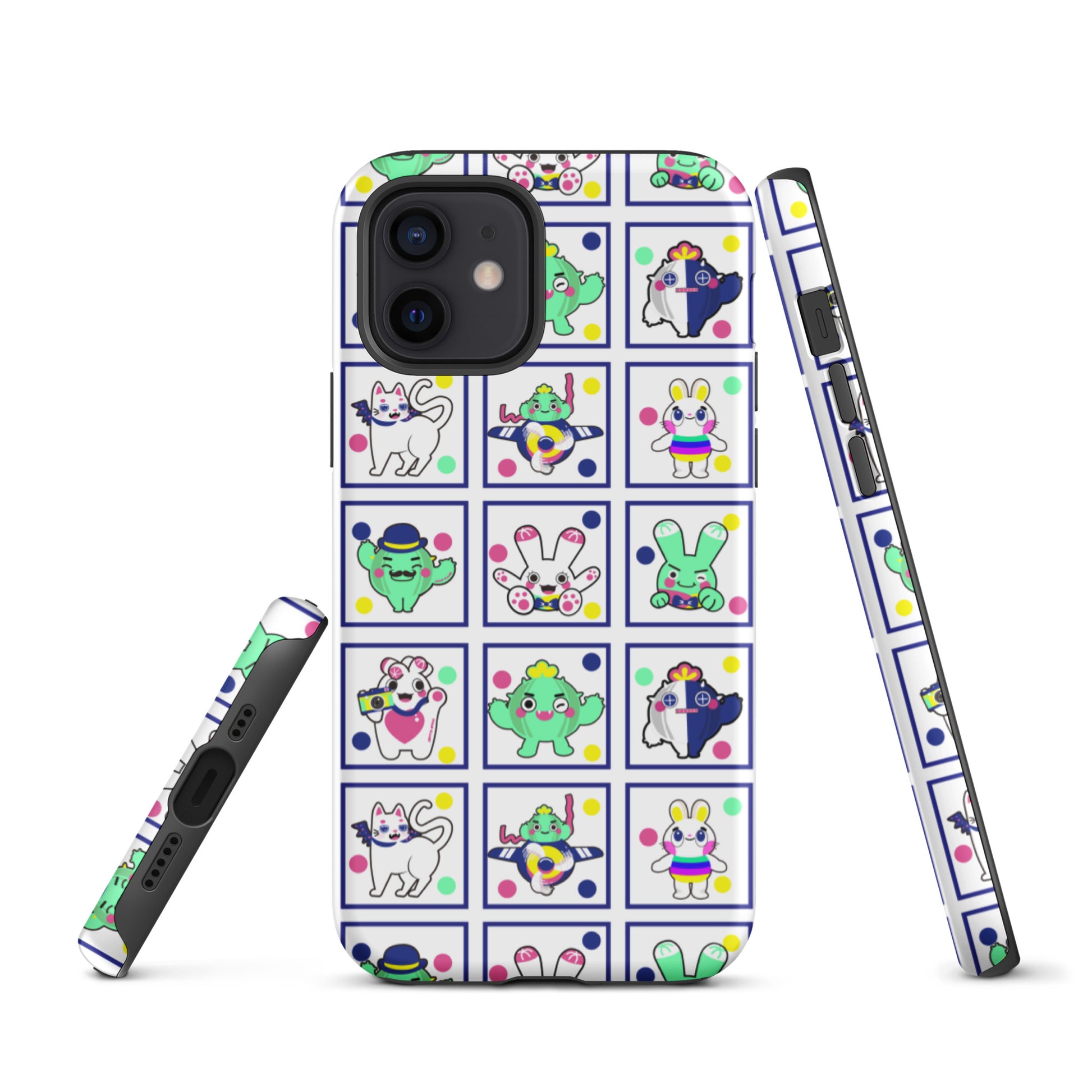 【iPhone】Red Green Blue Family|防摔雙層特強硬殼 Tough iPhone case
