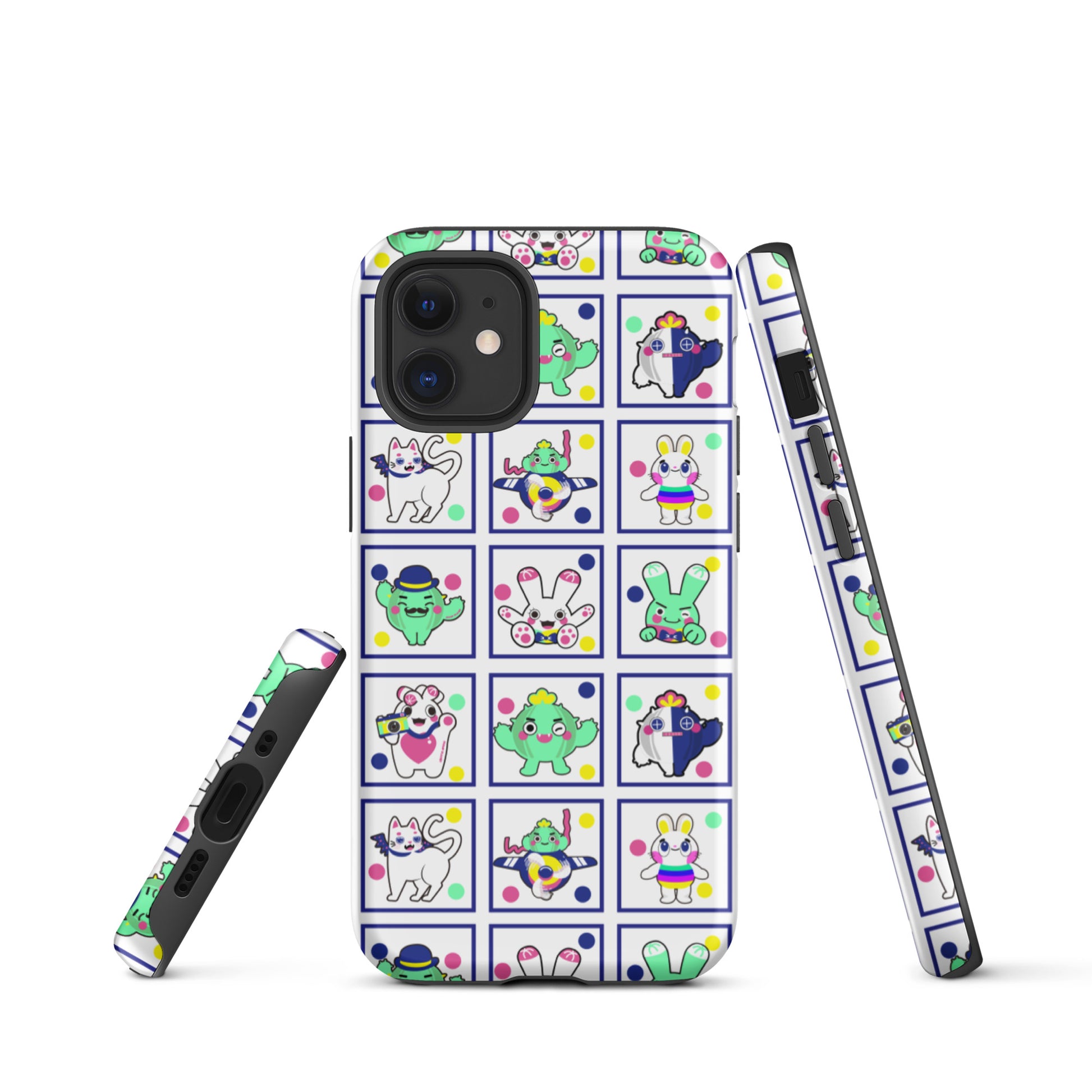 【iPhone】Red Green Blue Family|防摔雙層特強硬殼 Tough iPhone case