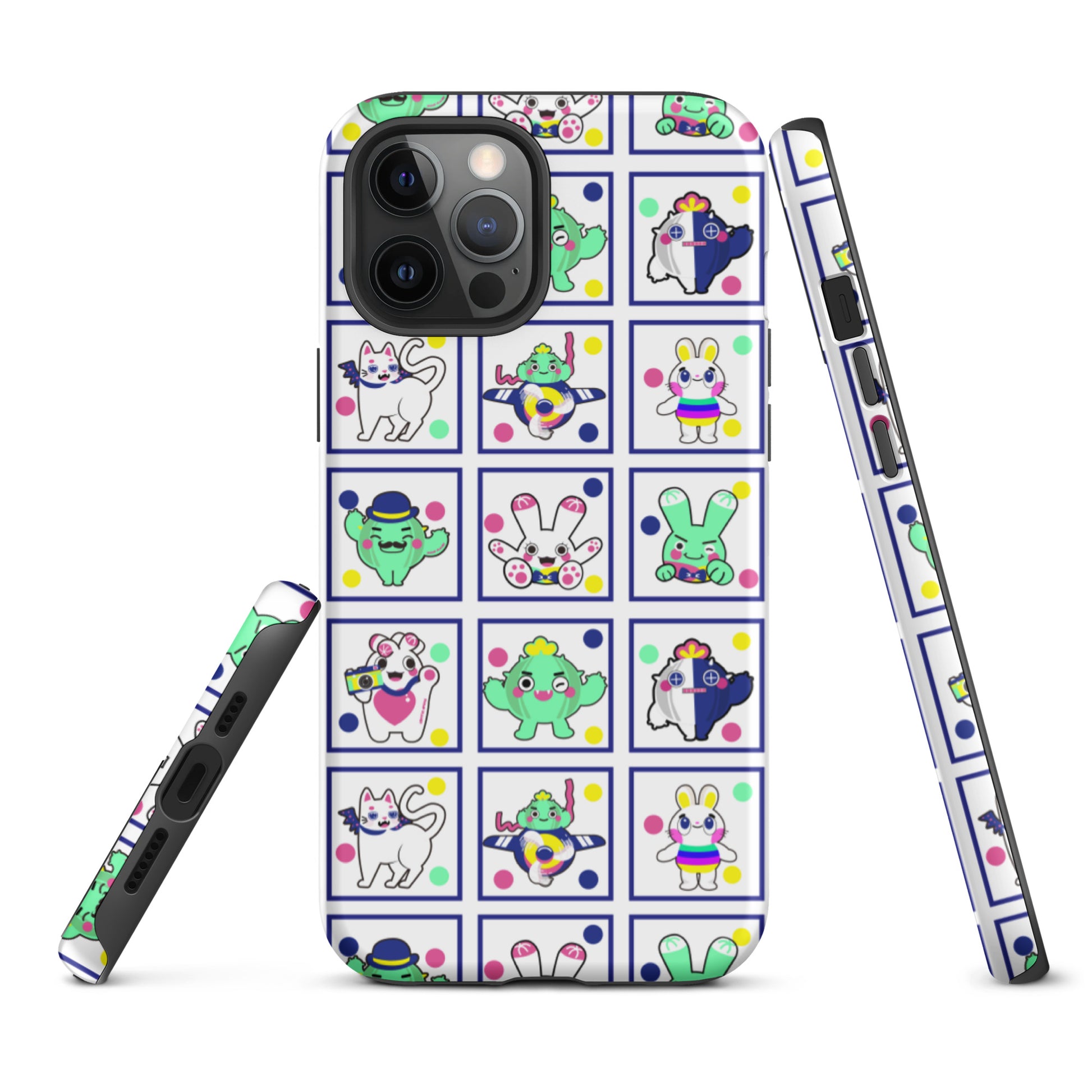 【iPhone】Red Green Blue Family|防摔雙層特強硬殼 Tough iPhone case
