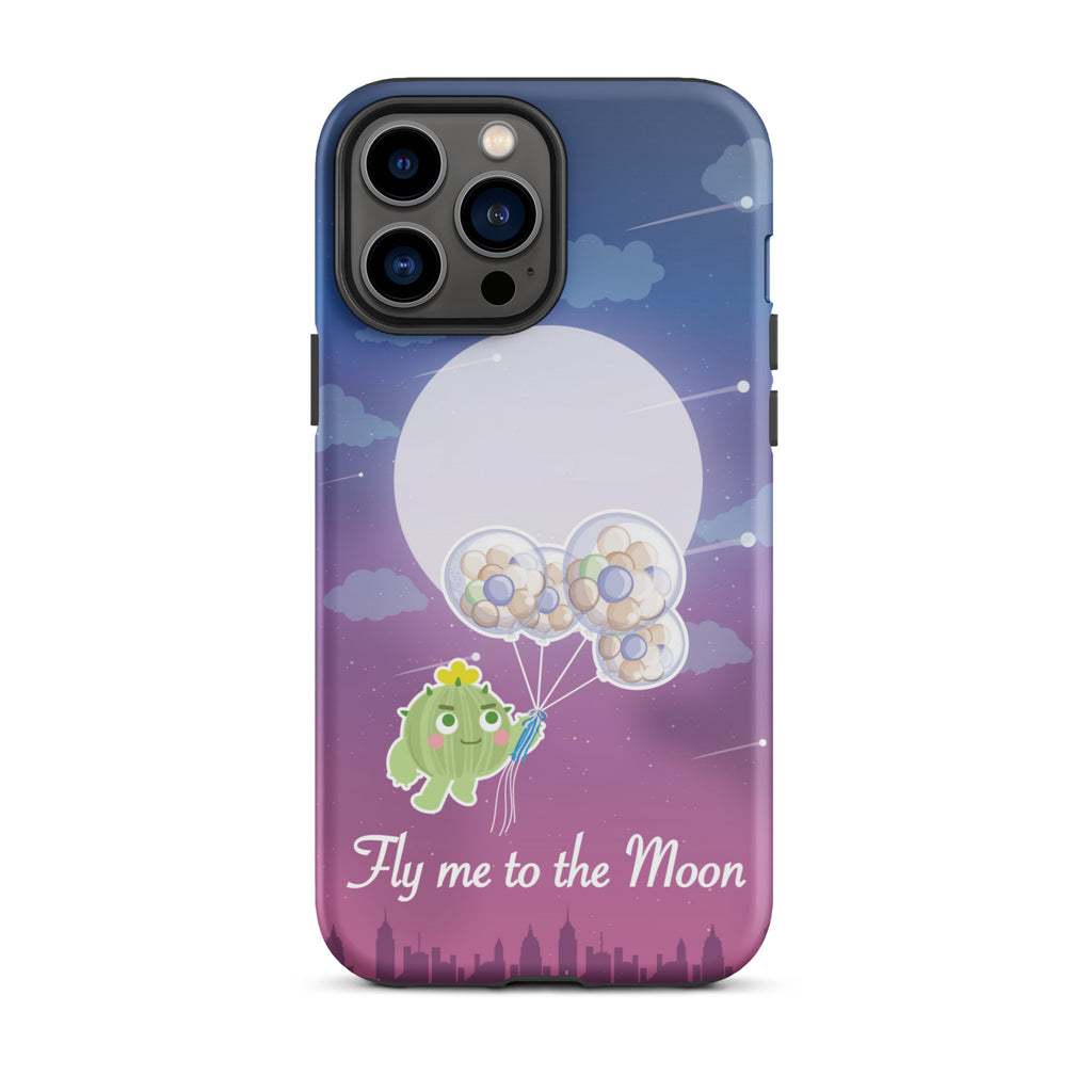 【iPhone】Fly Me To The Moon｜防摔雙層特強硬殼 Tough iPhone case
