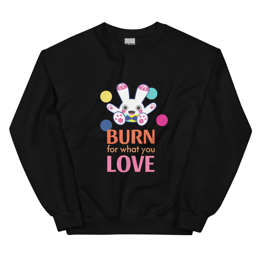 Unisex Sweatshirt | Burn for what you love (4 Colors)