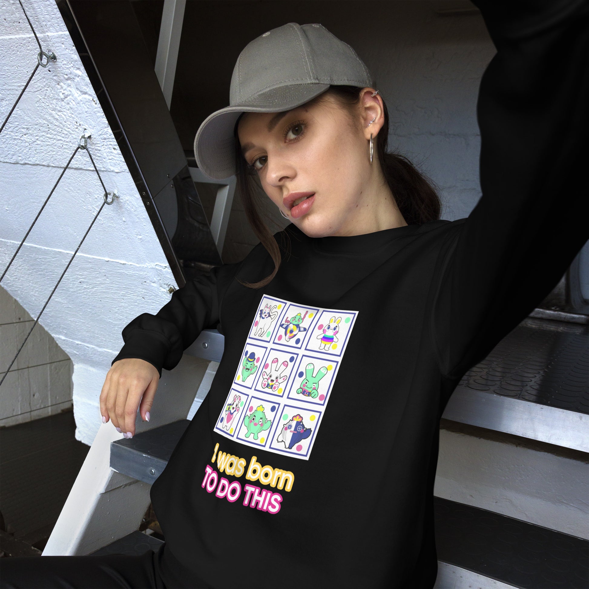 Unisex Sweatshirt | I was born to do this (4 Colors)