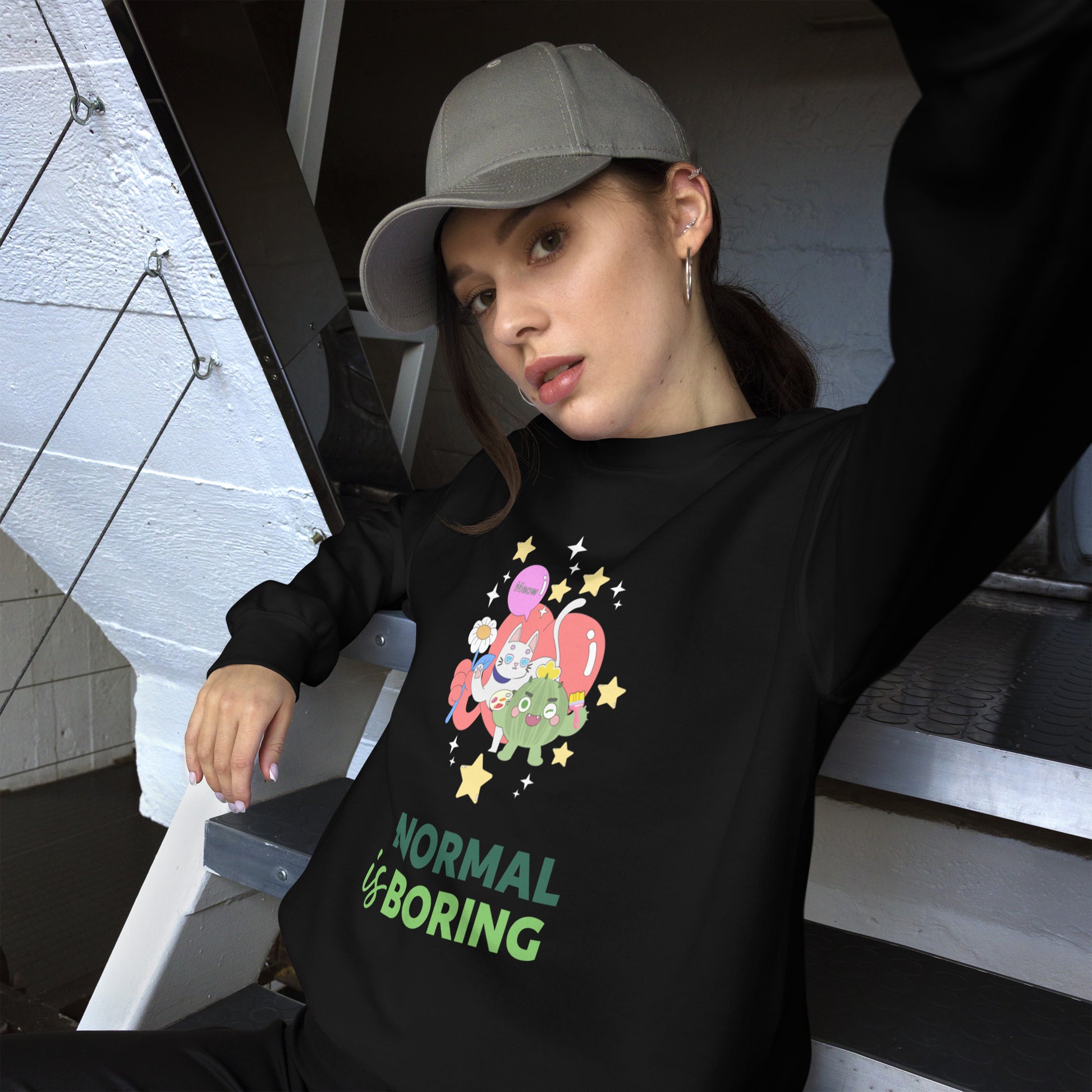 衛衣 Unisex Sweatshirt | Normal is Boring (5 Colors)