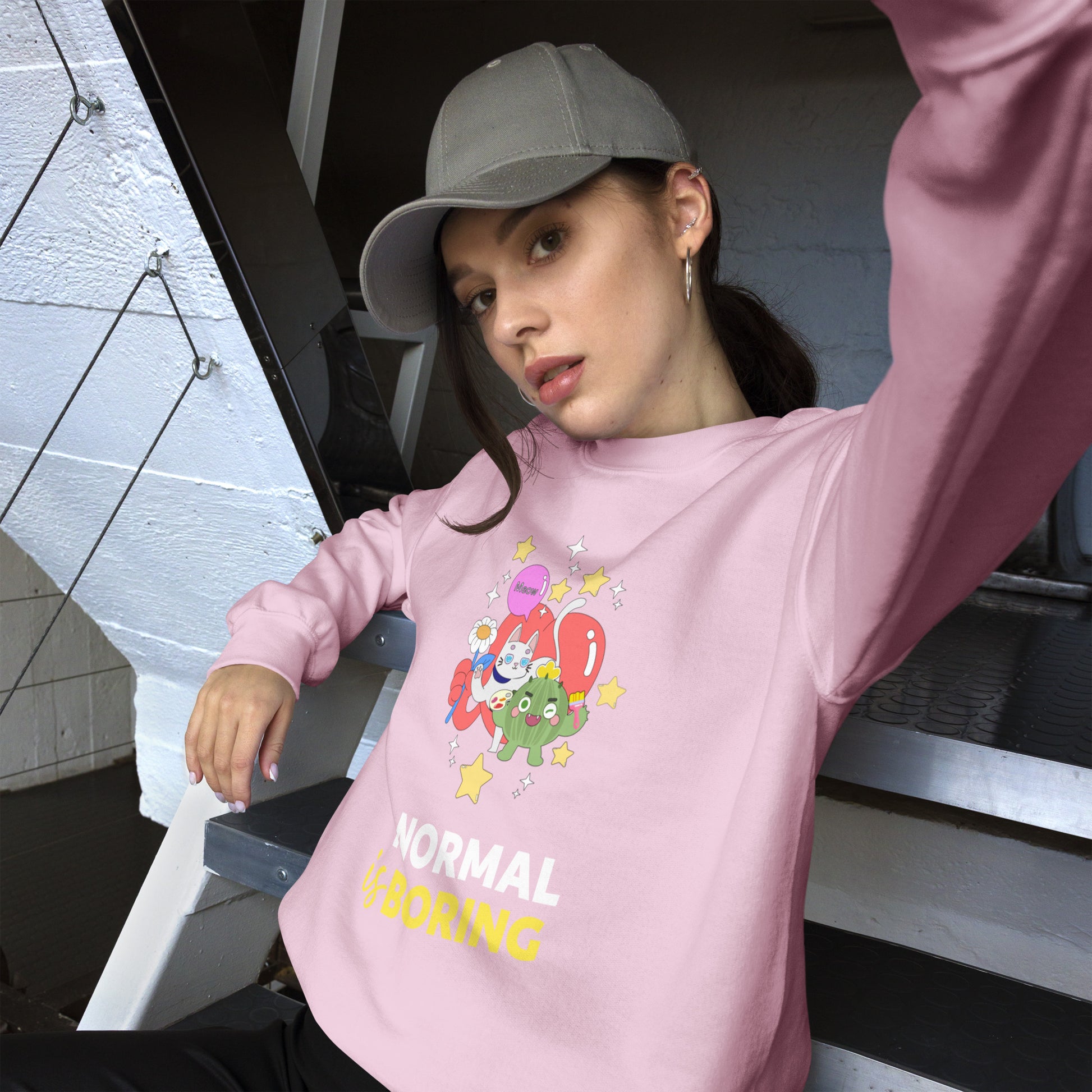 衛衣 Unisex Sweatshirt | Normal is Boring (5 Colors)