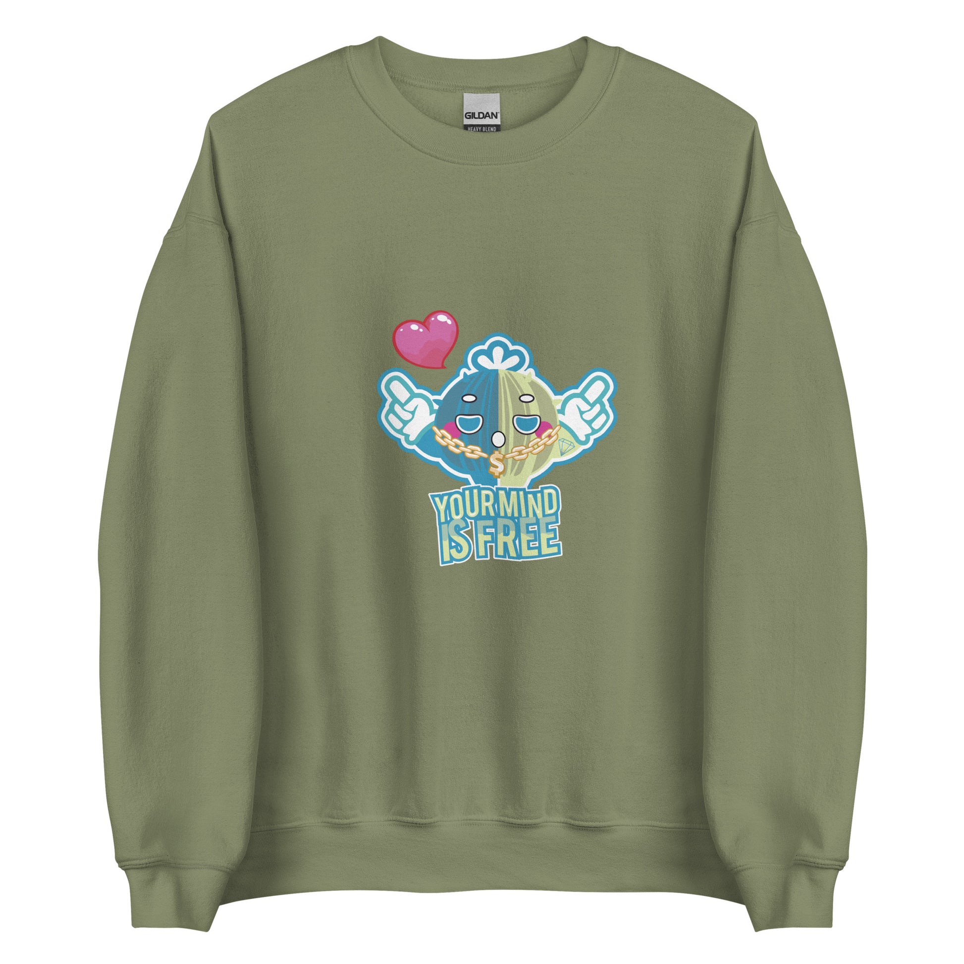 衛衣 Unisex Sweatshirt | Your Mind is Free (6 Colors)