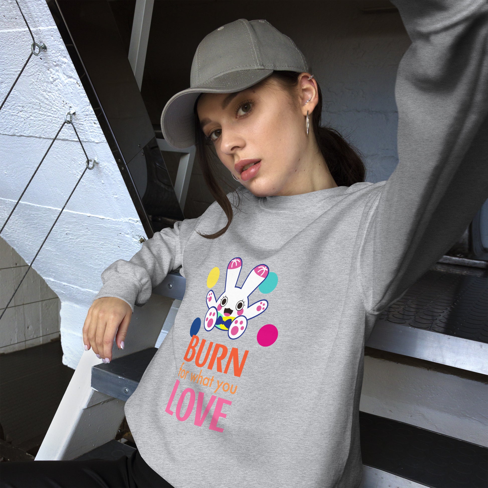 衛衣 Unisex Sweatshirt | Burn for what you love (4 Colors)