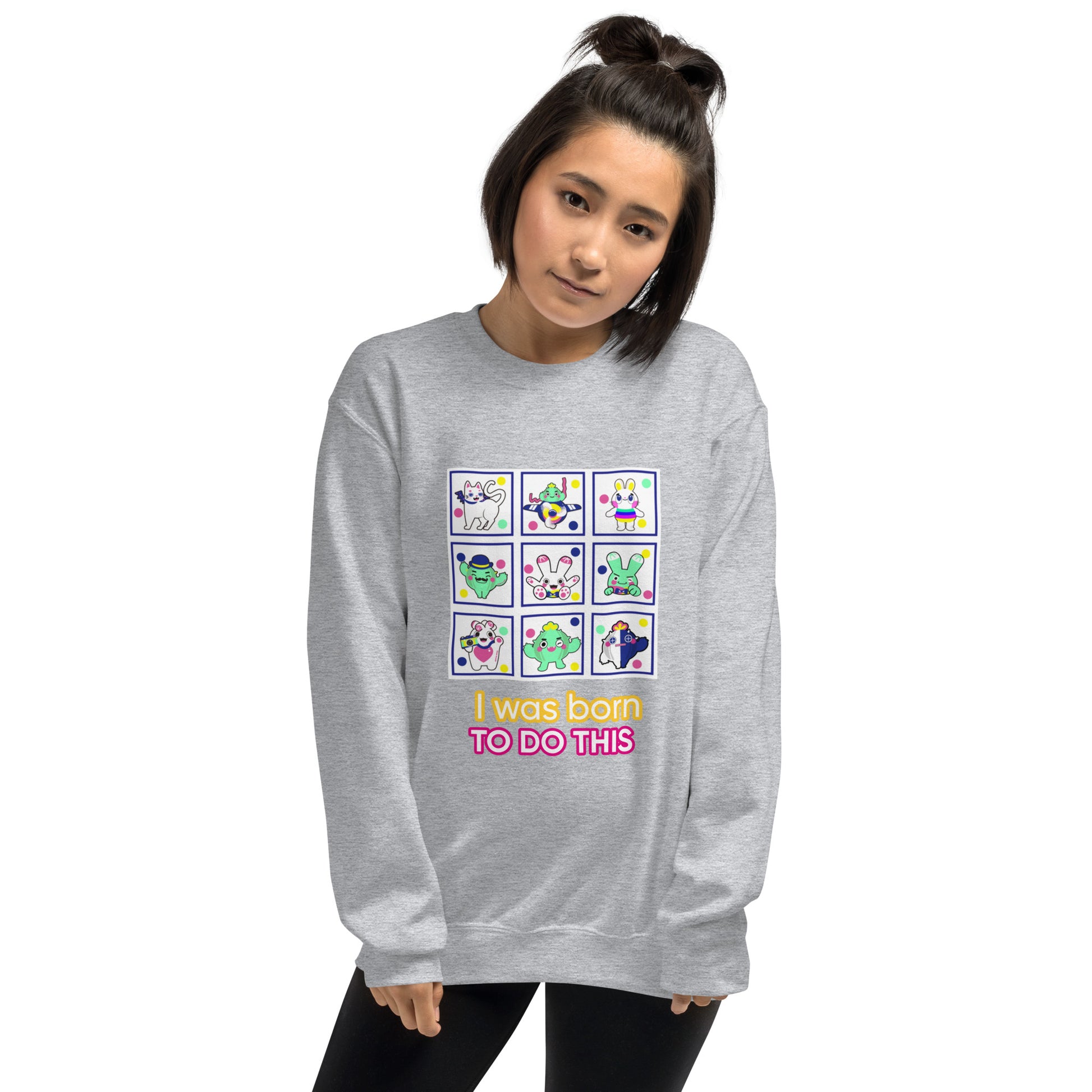 Unisex Sweatshirt | I was born to do this (4 Colors)