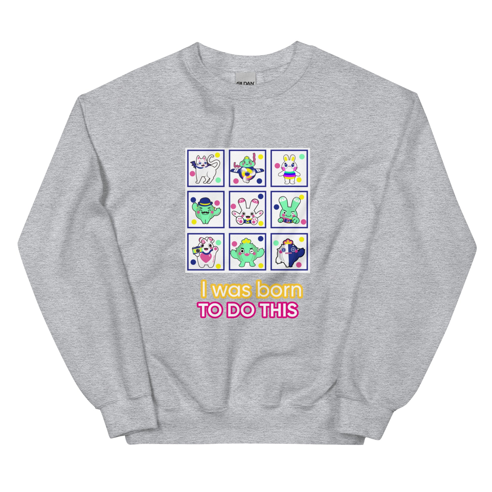 Unisex Sweatshirt | I was born to do this (4 Colors)