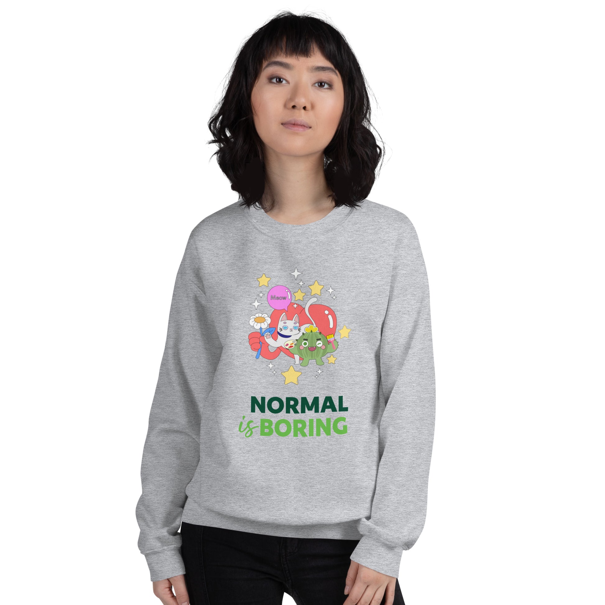 衛衣 Unisex Sweatshirt | Normal is Boring (5 Colors)