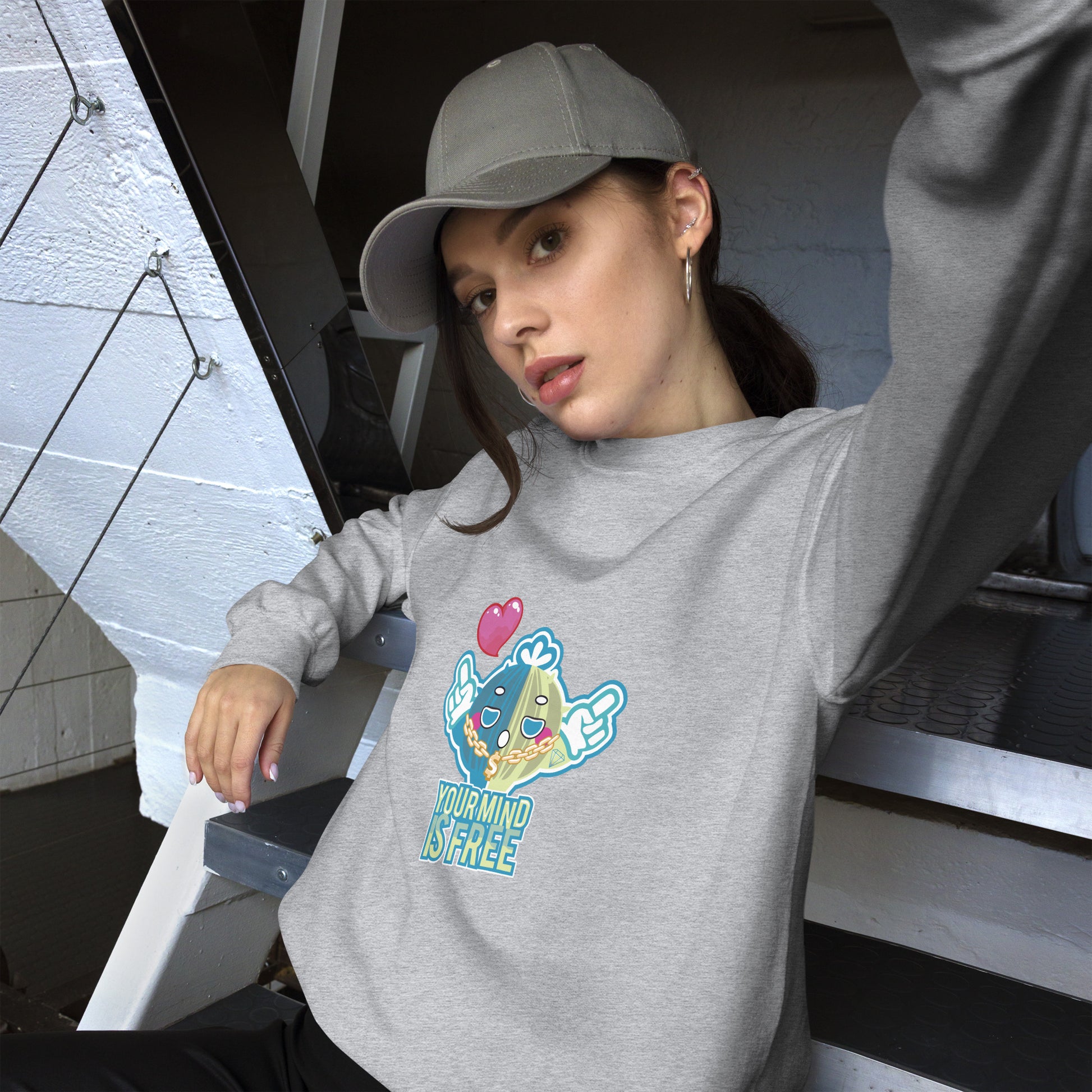 衛衣 Unisex Sweatshirt | Your Mind is Free (6 Colors)