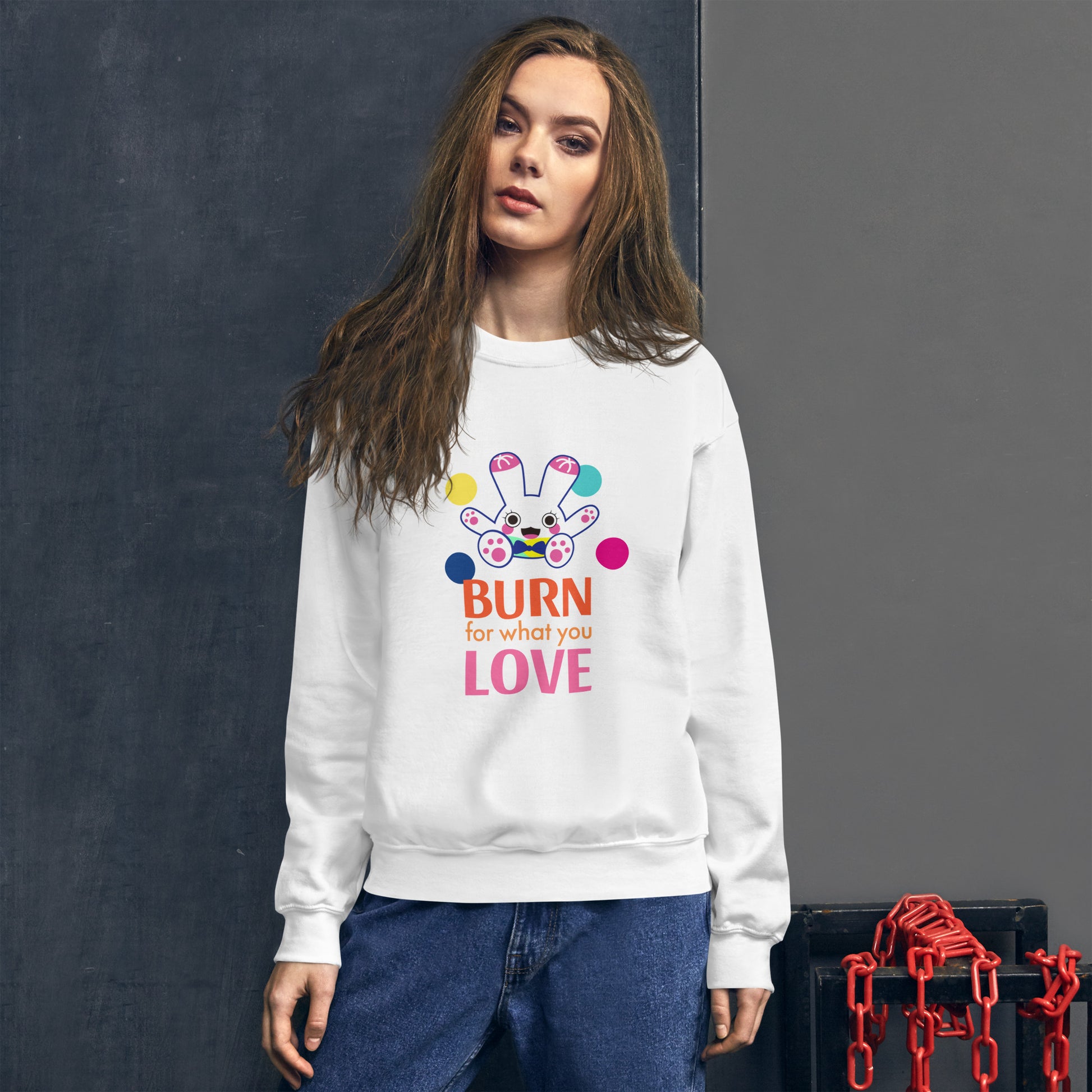 衛衣 Unisex Sweatshirt | Burn for what you love (4 Colors)