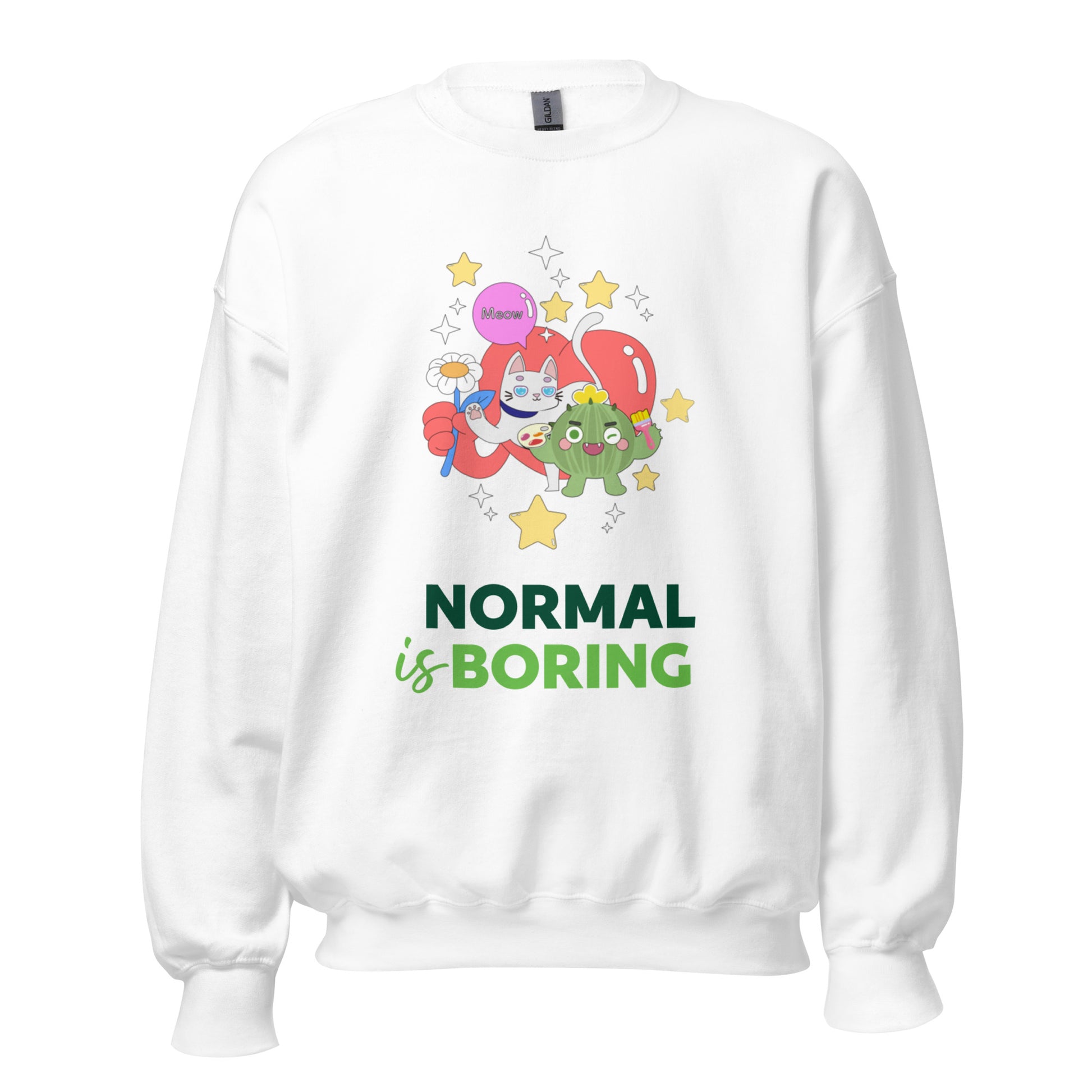 衛衣 Unisex Sweatshirt | Normal is Boring (5 Colors)