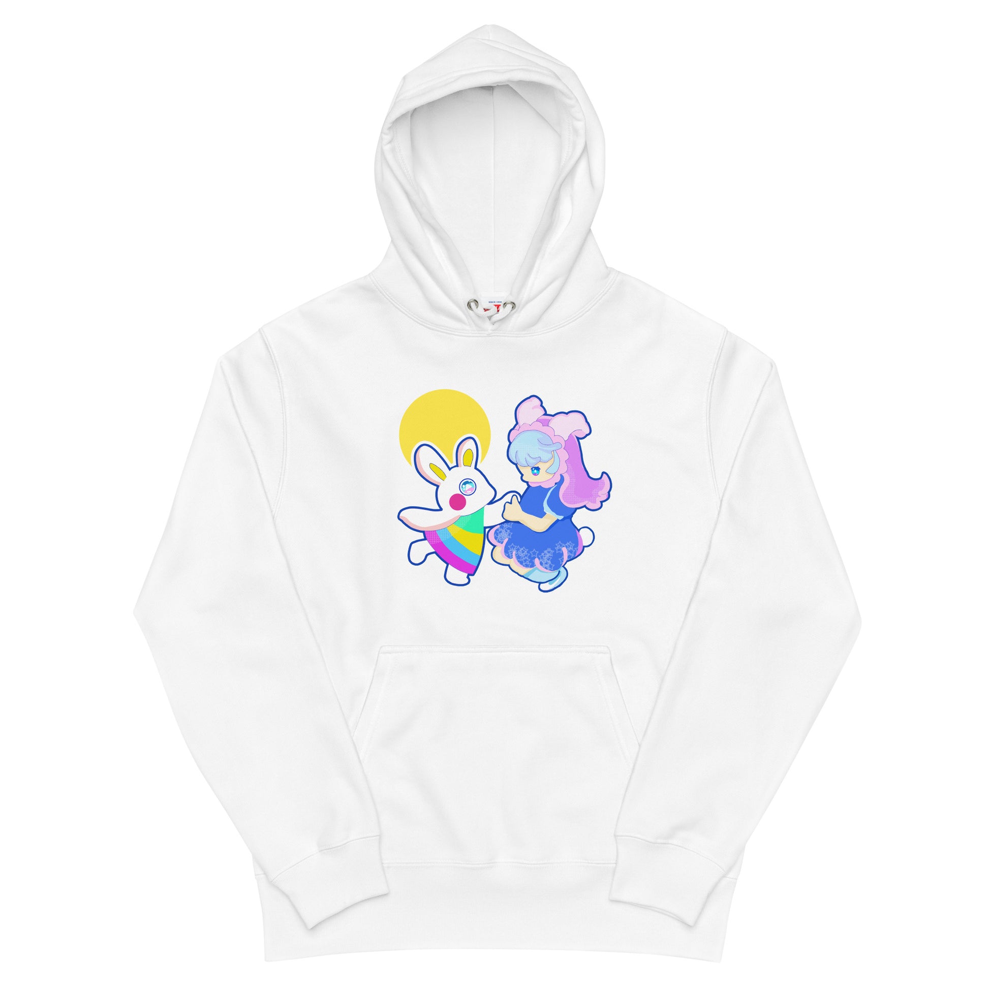 日本製 |Play With Moon 刺繡章法式毛圈連帽衫 Unisex French Terry Pullover Hoodie (7 Colors)