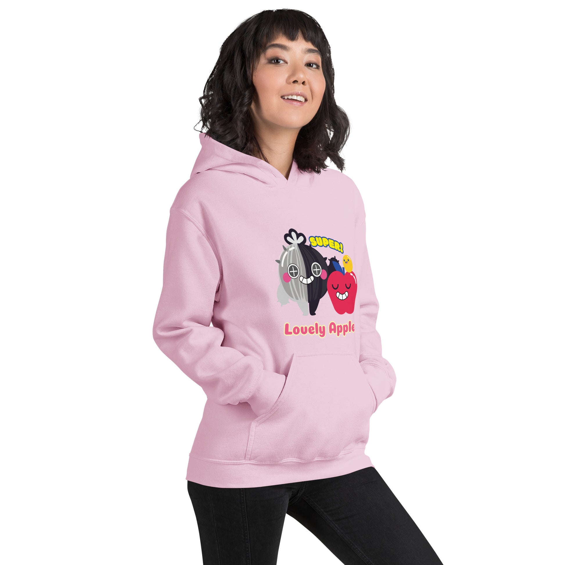 連帽衫 Hoodie | Hello Lovely Apple (4 Colors)