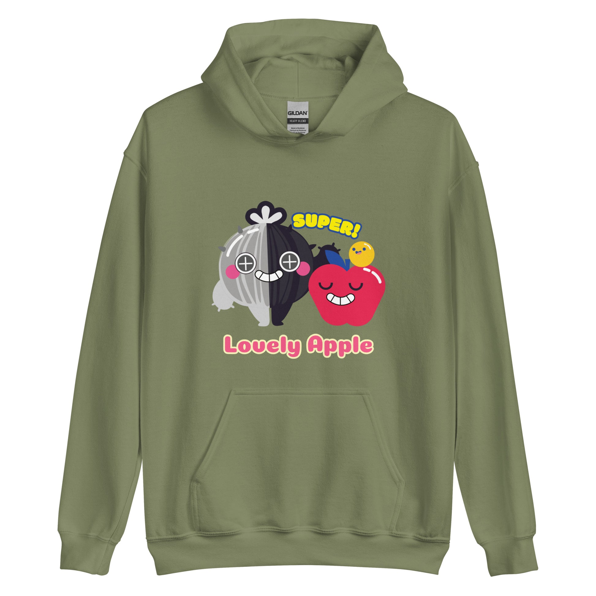 連帽衫 Hoodie | Hello Lovely Apple (4 Colors)