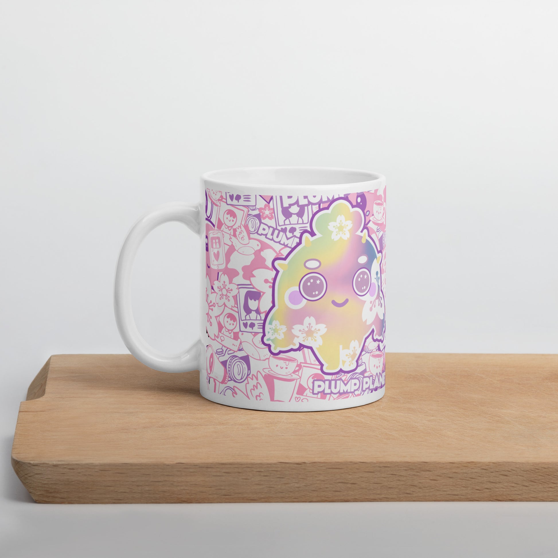 陶瓷馬克杯 Glossy Mug | Sakura Cactus Pink Lady