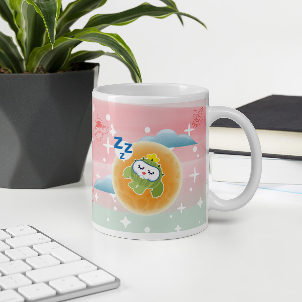 Ceramic Mug Glossy Mug | Dreamy Cactus