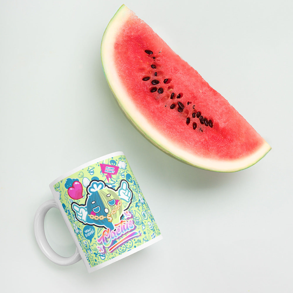 陶瓷馬克杯 Glossy Mug | Green Music Rock Cactus Ball