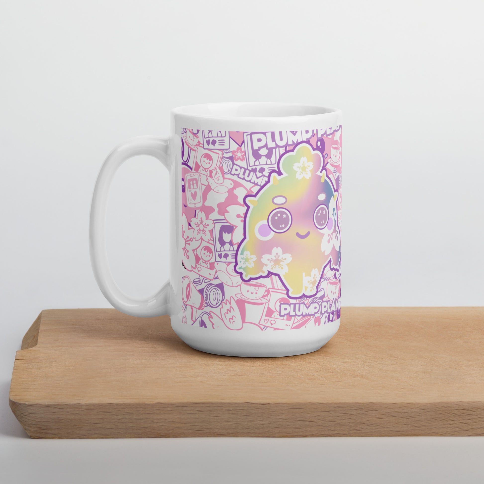 陶瓷馬克杯 Glossy Mug | Sakura Cactus Pink Lady